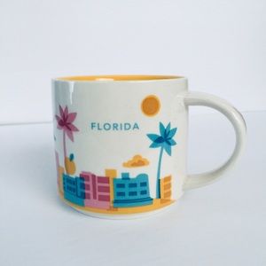 Starbucks Coffee Mug Cup FLORIDA You Are Here 2013